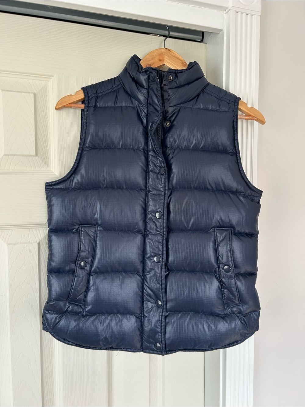 J. Crew Navy Quilted Puffer Vest size XS